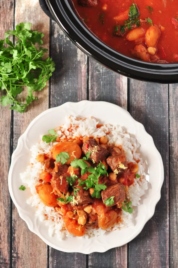 Slow Cooker Moroccan Lamb Stew With Chickpeas StreetSmart Kitchen