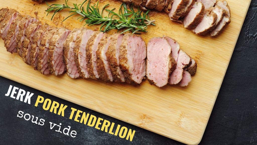 'Video thumbnail for Sous Vide Pork Tenderloin (Jamaican Jerk Style)'