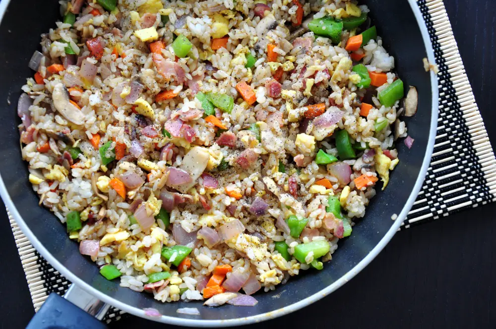 Bacon And Eggs Fried Rice