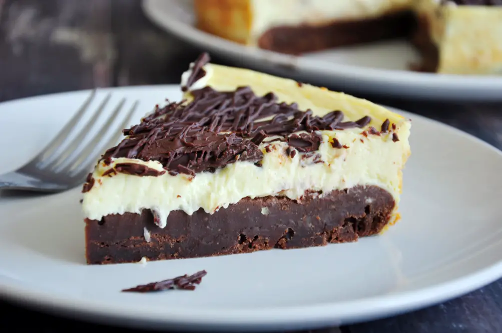 Brownie Cheesecake - slice