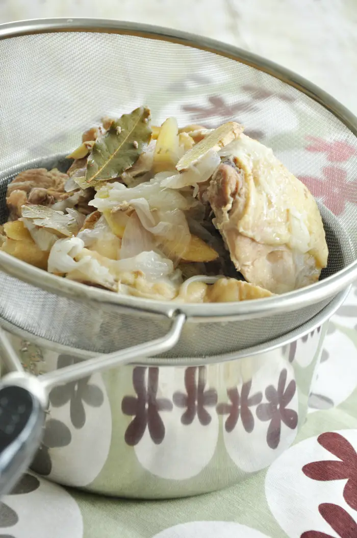 The Perfect Shredded Chicken and Chicken Broth - ingredients -2