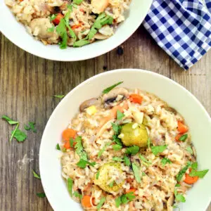 Chicken Mushroom Risotto