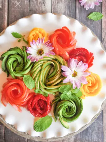 How to Make Food Flowers