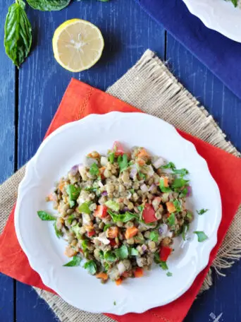 Mediterranean Lentil Salad