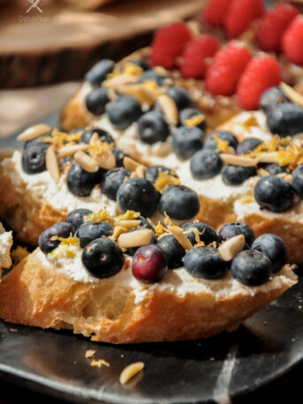 Blueberry Ricotta Toast