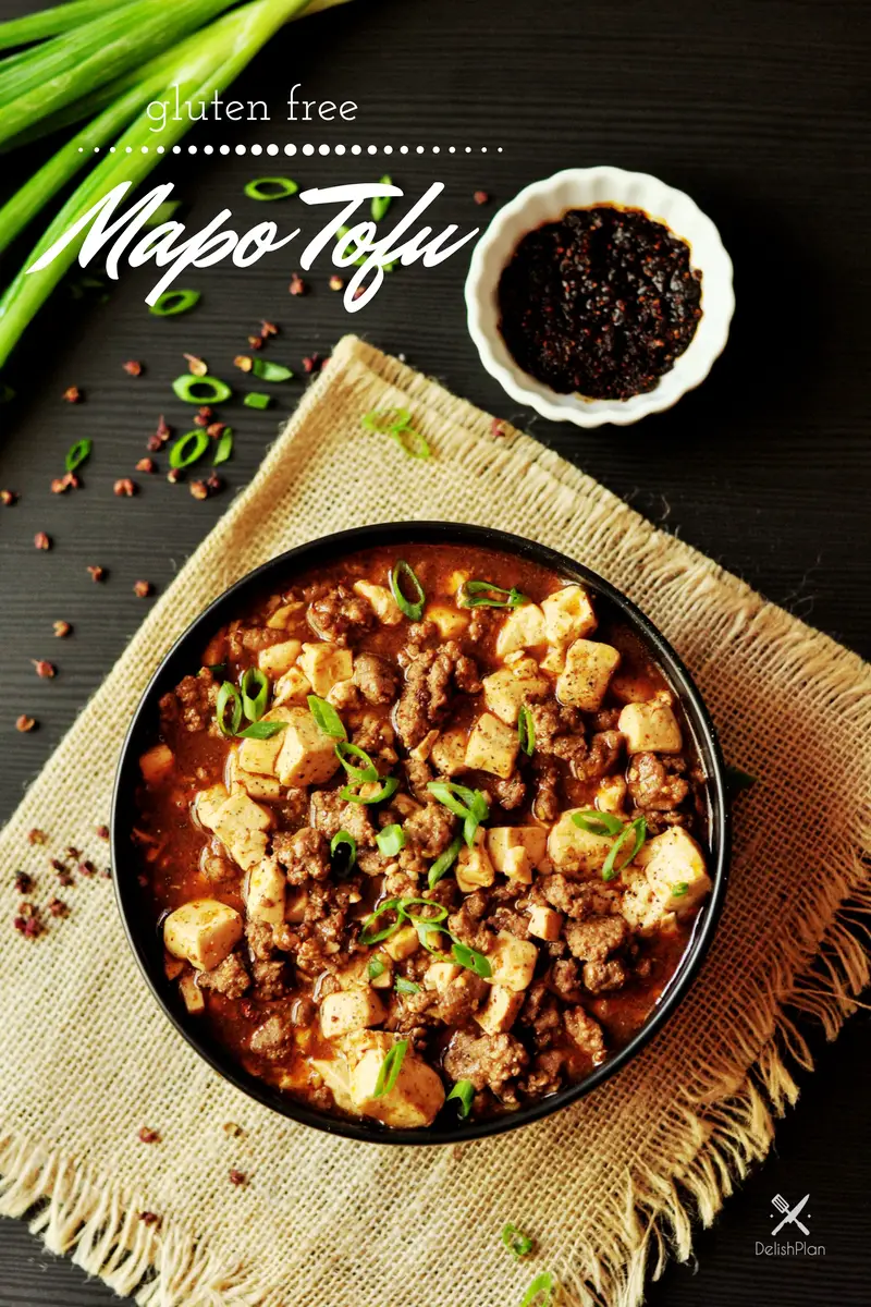 Made with homemade hot chili oil and pepper solids, then simmered in hearty bone broth, this is a traditional Mapo Tofu that made easy and gluten free!