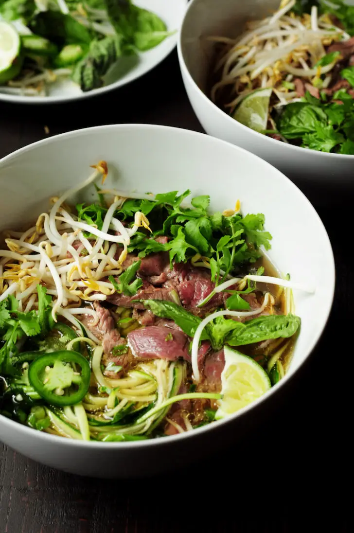 How to Make Pho with Zucchini Noodles - StreetSmart Kitchen