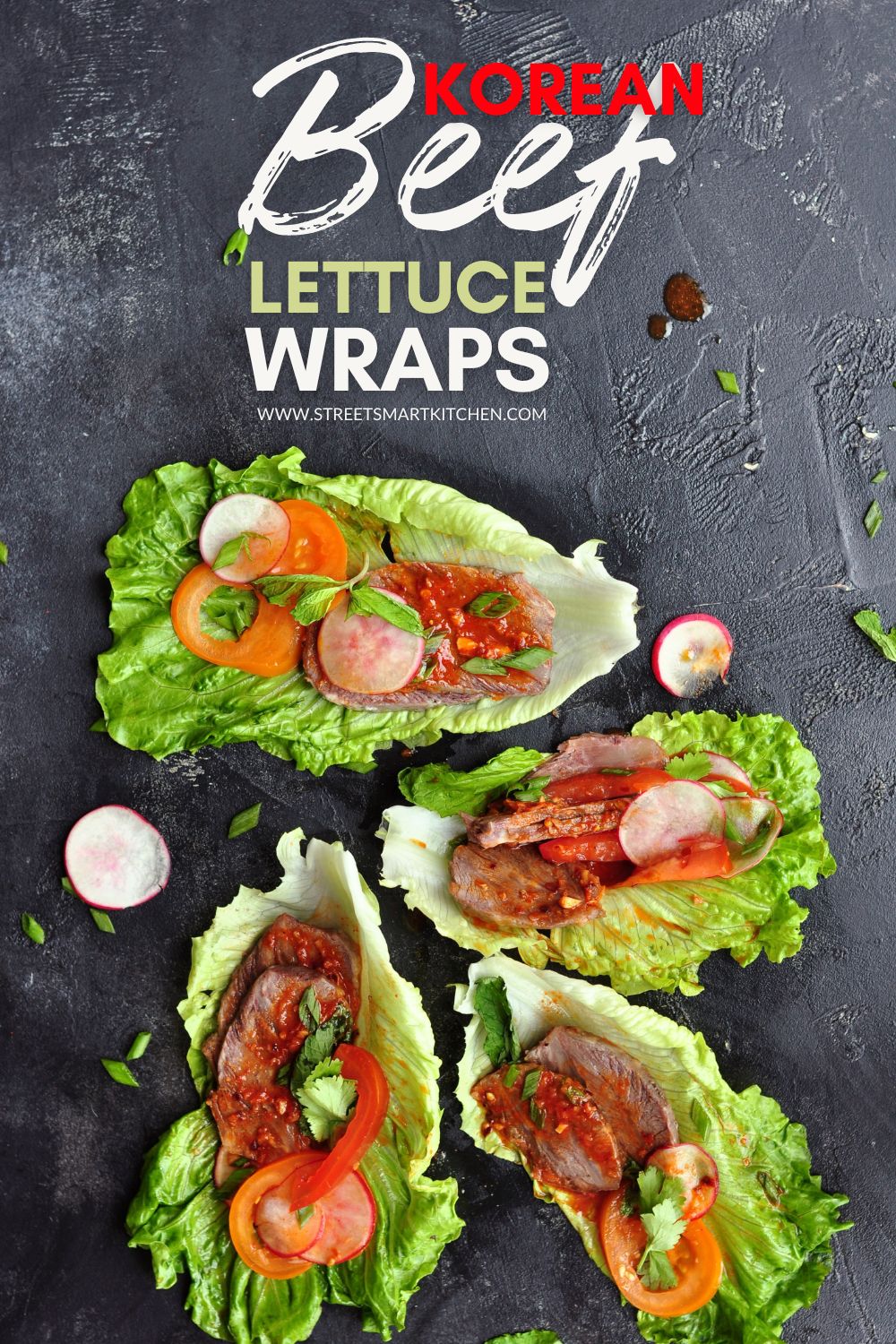 These Korean Beef Lettuce Wraps are made with pre-cooked beef, coated in a tantalizing Korean bulgogi sauce nestled in crisp lettuce leaves.