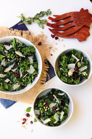 Loaded Kale Salad Bowl - aka The Best Work Day Lunch - Eat Your Way Clean