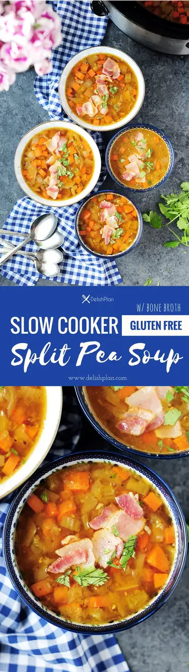 Beef Split Pea Soup (Crockpot)