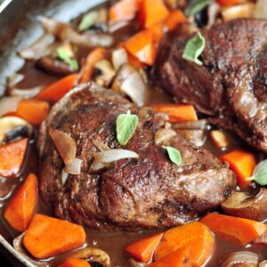 Sous Vide Beef Cheeks with Red Wine Sauce