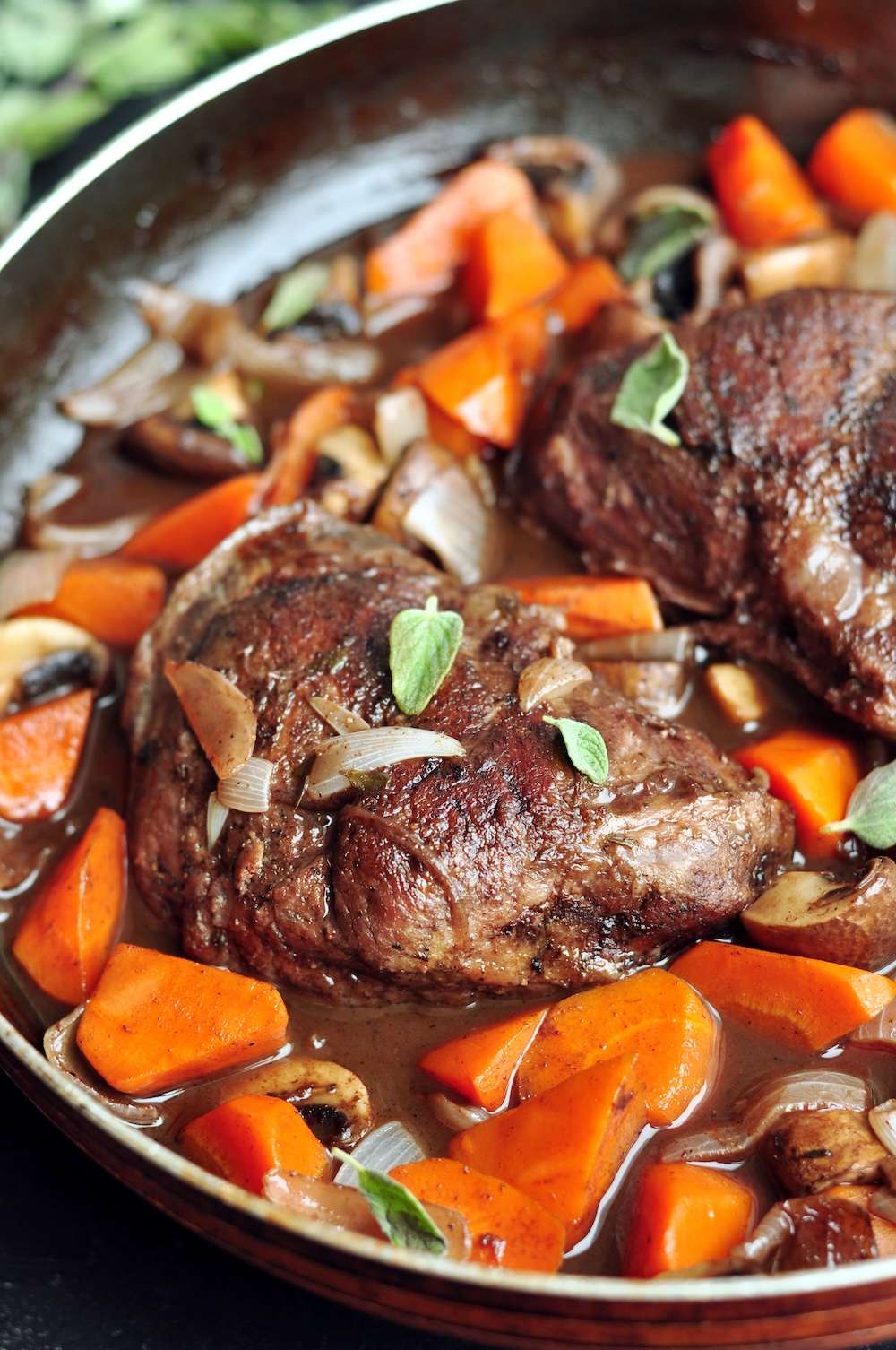 Sous Vide Beef Cheeks with Red Wine Sauce