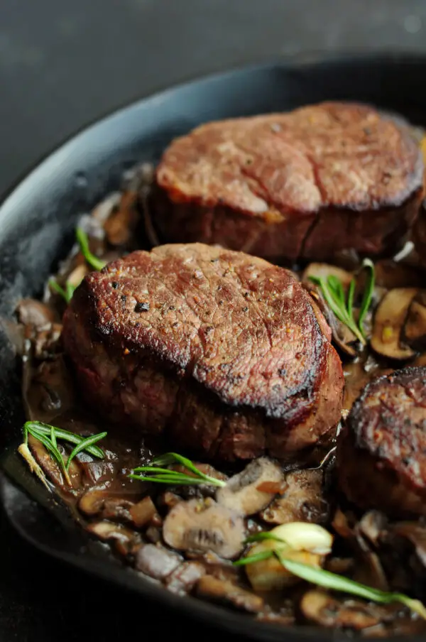 Sous Vide Filet Mignon with Delicious Mushroom Sauce - StreetSmart Kitchen