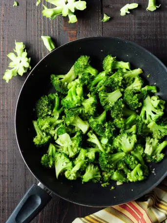 Give this super quick steamed broccoli recipe a try and you'll never go back to that boring, flavorless broccoli side dish ever again!